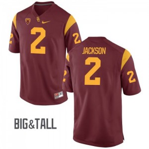 Men Trojans #2 Adoree' Jackson Cardinal Big & Tall Stitched Jerseys 730965-527