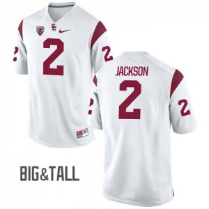 Mens USC Trojans #2 Adoree' Jackson White Big & Tall Player Jersey 925255-320