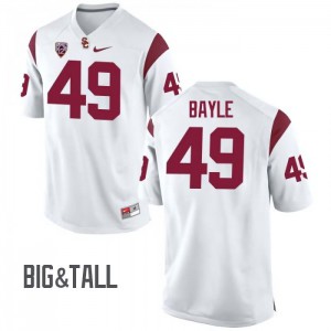 Men USC #49 Matt Bayle White Big & Tall Player Jerseys 128116-970