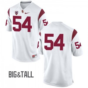 Men USC Trojans #54 Tayler Katoa White No Name Big & Tall NCAA Jerseys 414357-818
