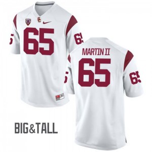 Men's USC #65 Frank Martin II White Big & Tall High School Jerseys 733332-703