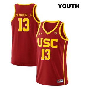 Youth USC #13 Charles O'Bannon Jr. Red University Jersey 648676-941