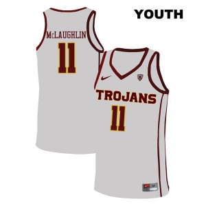 Youth USC #11 Jordan McLaughlin White NCAA Jerseys 281742-469