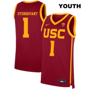 Youth USC #1 Kyle Sturdivant Red High School Jerseys 596624-791