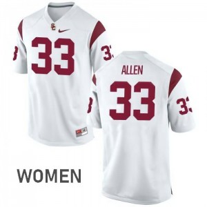 Women Trojans #33 Marcus Allen White Player Jersey 504225-200