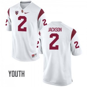 Youth Trojans #2 Adoree' Jackson White Official Jerseys 845919-247