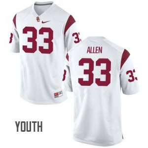 Youth USC #33 Marcus Allen White NCAA Jerseys 901132-434
