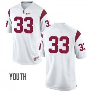 Youth USC #33 Marcus Allen White No Name Alumni Jersey 424484-391
